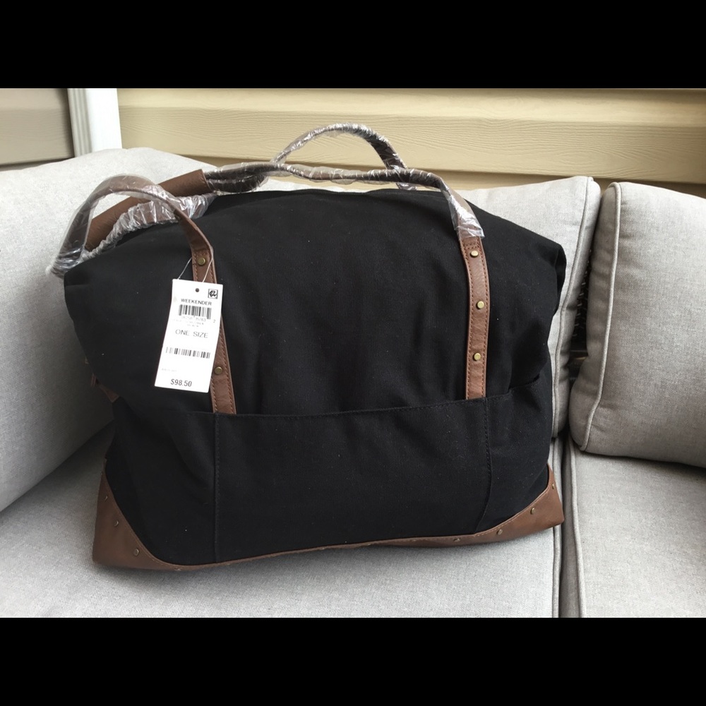 Style & Co Weekender Black Bag New
